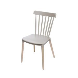 Cadeira Midi Pp Fendi Base Madeira