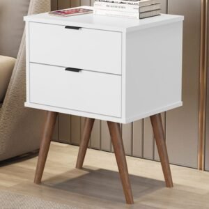 Mesa De Cabeceira Jb 1818 Luxo Branco