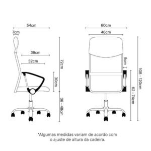 Cadeira Presidente Em Tela Detroit
