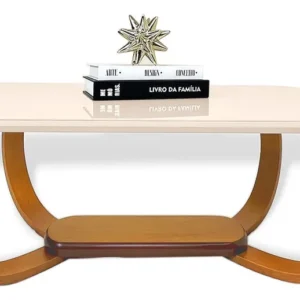 Mesa de Centro Argos Retangular 90x60 Off White Tran.35 Ret.Mel