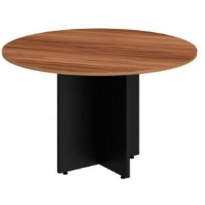 Mesa Reuniao Redonda 40mm malaga/preto 1100 X 755