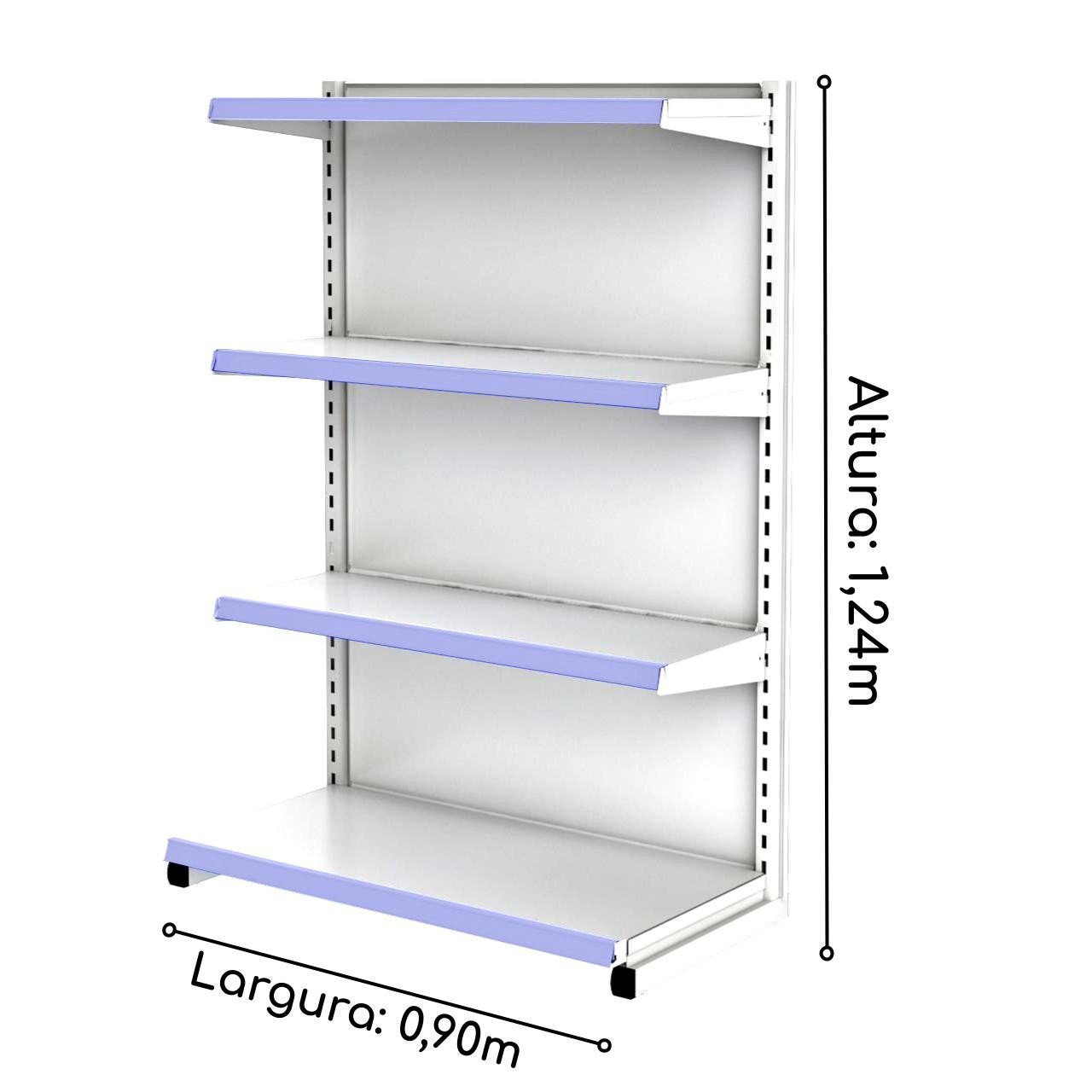 Ponta de Gôndola 1,24x0,90m 15010 - Imagem 3