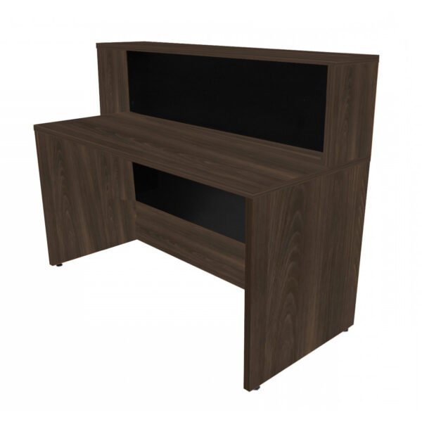 Balcão de Atendimento 1.35x1,13x0,60m - S/ Gavetas MARSALA/PRETO - 63083