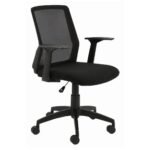 Cadeira Escritório Giratória Tela MEET - Cor Preta 33124