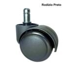 Rodízios para Cadeira - Preto - 87704