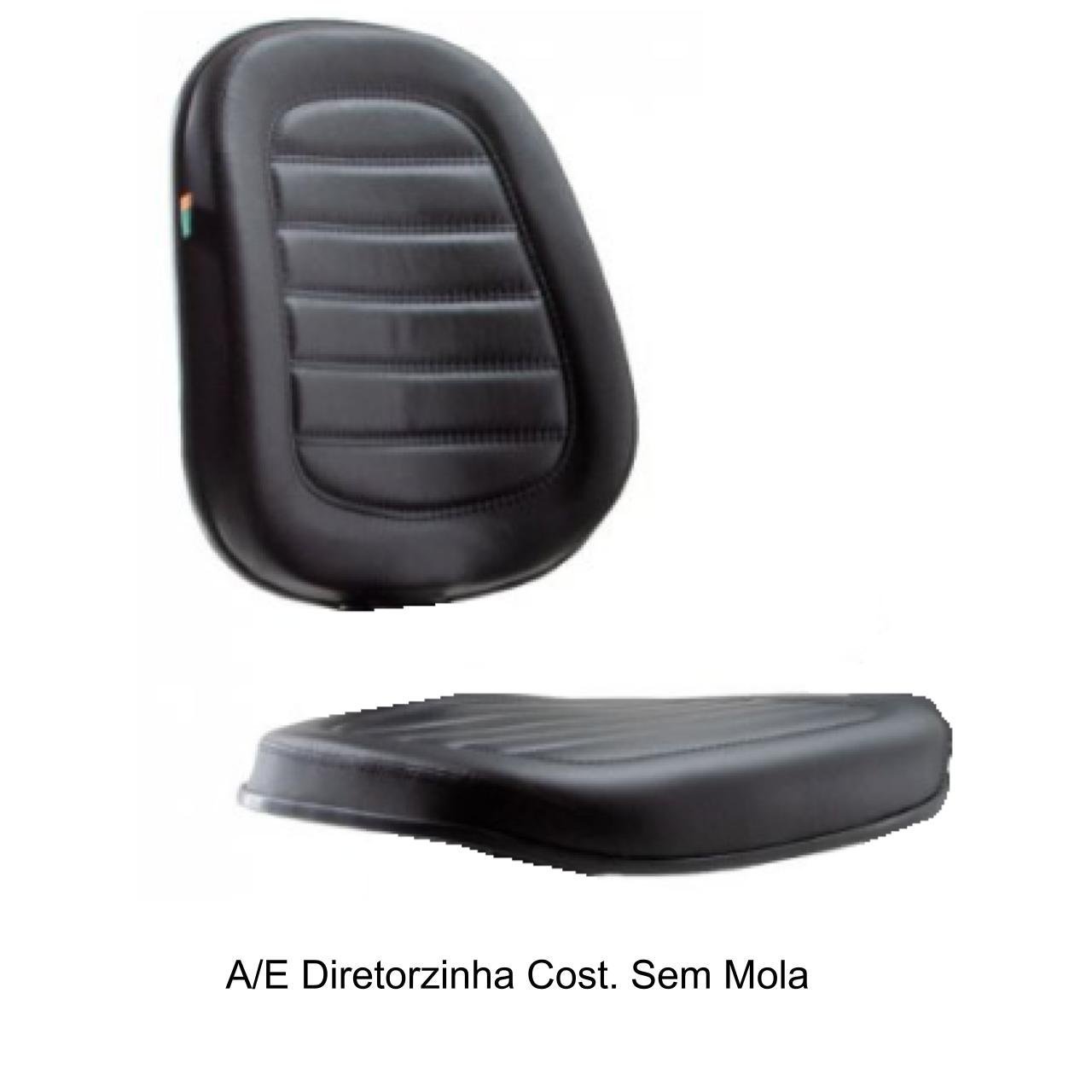 A/E DIRETORZINHA Costurada SEM MOLA costurado - Corino Preto - 42111