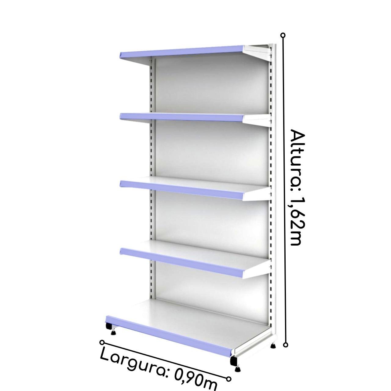 Ponta de Gôndola 1,62x0,90m 15009 - Imagem 2