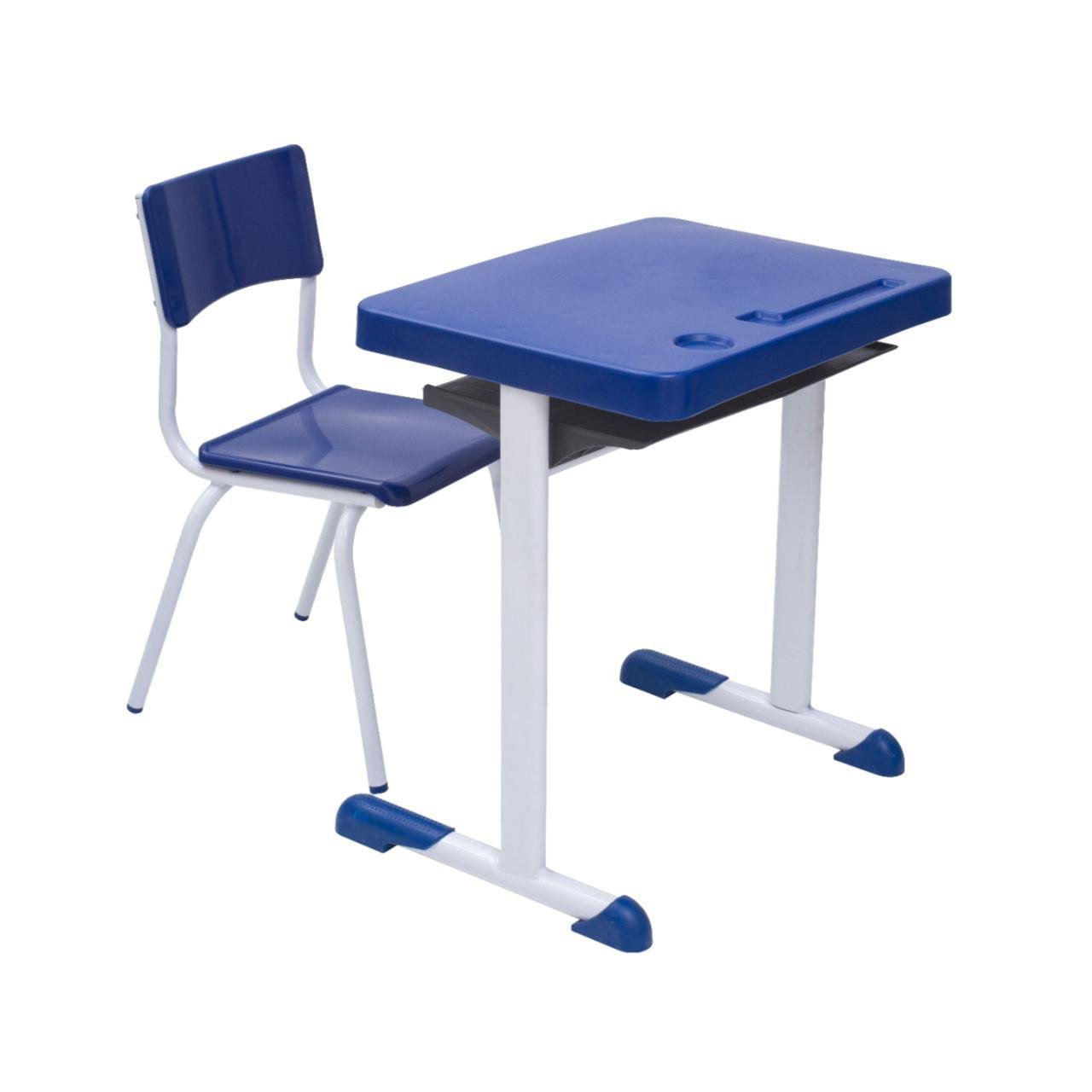 Kit Escolar Individual AZUL – (Mesa e Cadeira) – JUVENIL 06 a 09 Anos 40999 - Imagem 2