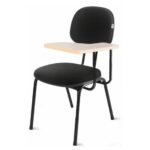 Carteira Universitária Secretária Estofada (CANHOTO) - Corino Preto 32004