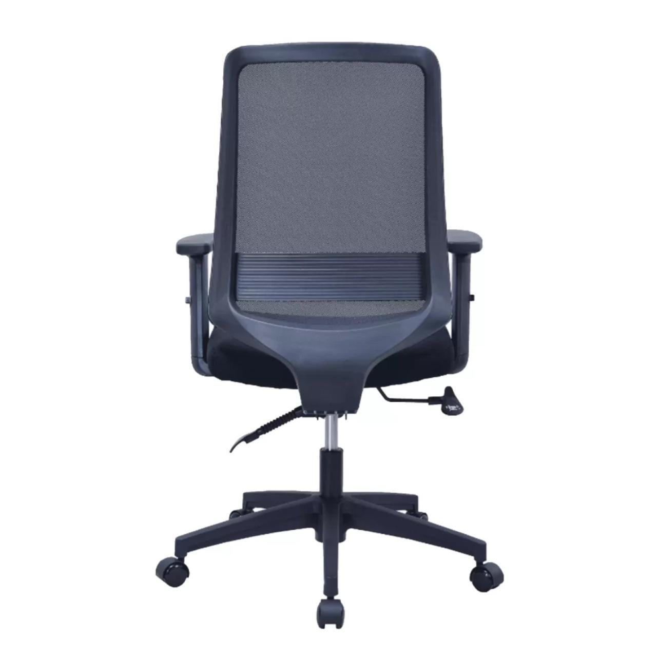 Cadeira de Escritório Diretor TELA TURIM - COR PRETO - Pollo Móveis - 34005 - Imagem 4