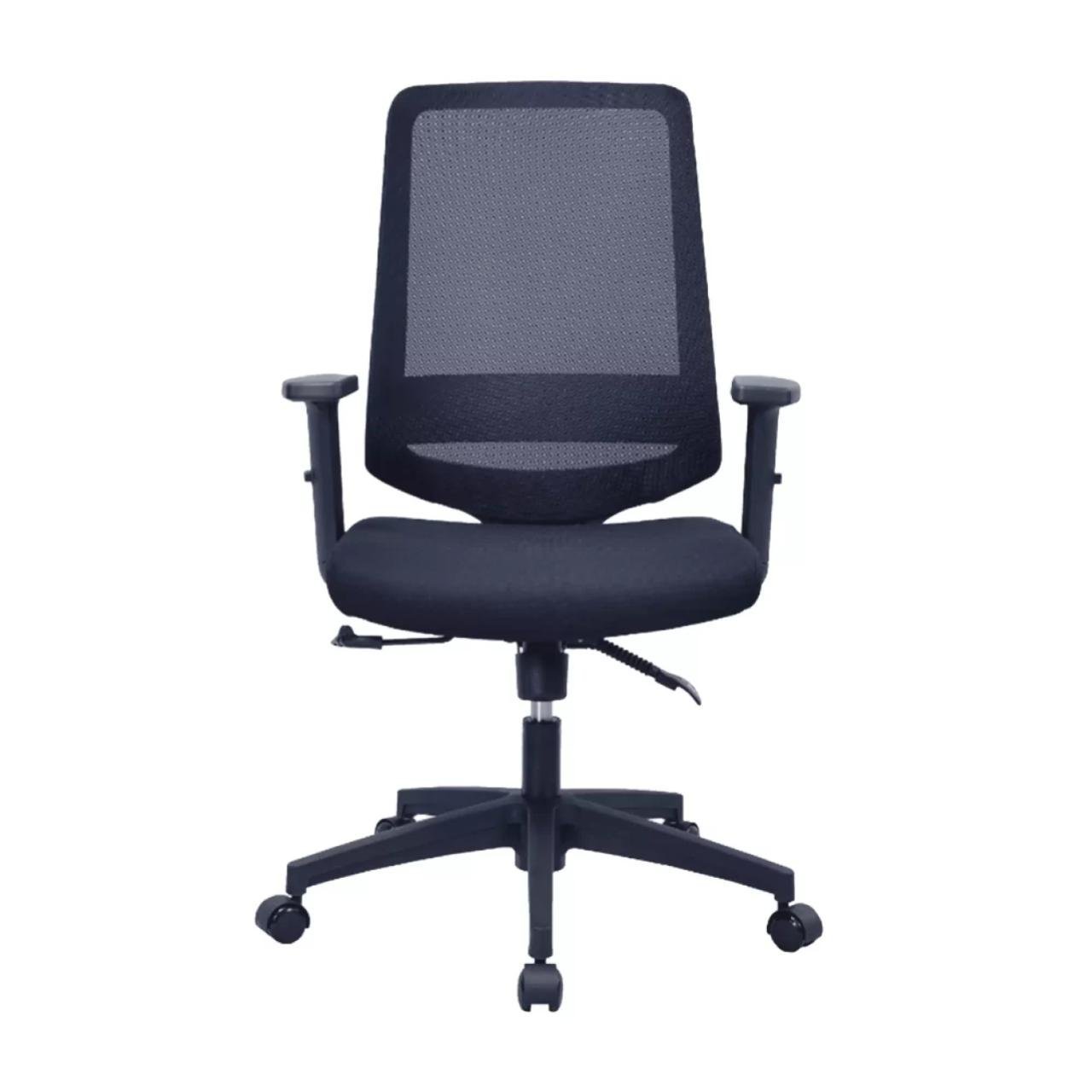 Cadeira de Escritório Diretor TELA TURIM - COR PRETO - Pollo Móveis - 34005 - Imagem 5