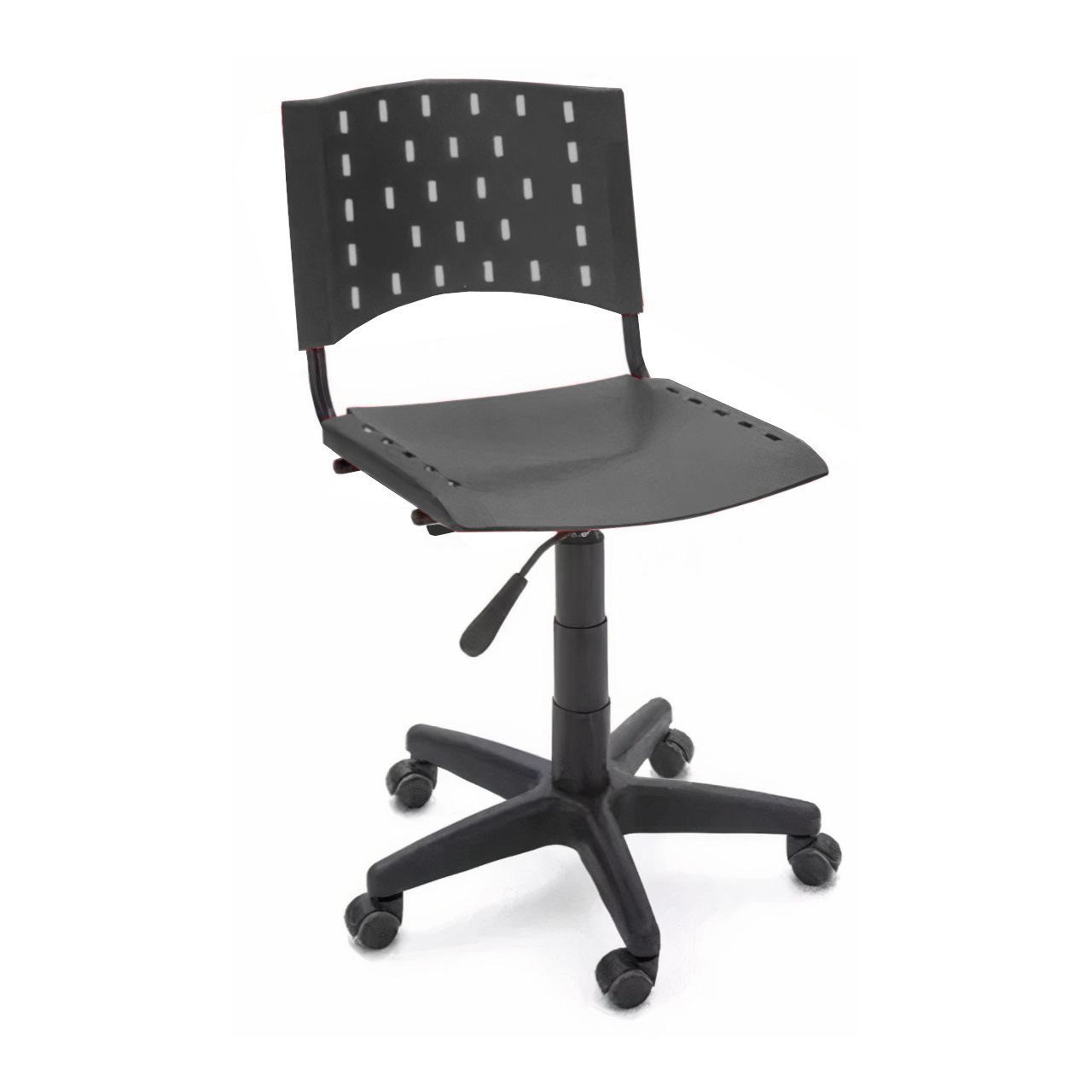 Cadeira de Escritório Giratória PLÁSTICA - PMD - COR PRETO - 31300