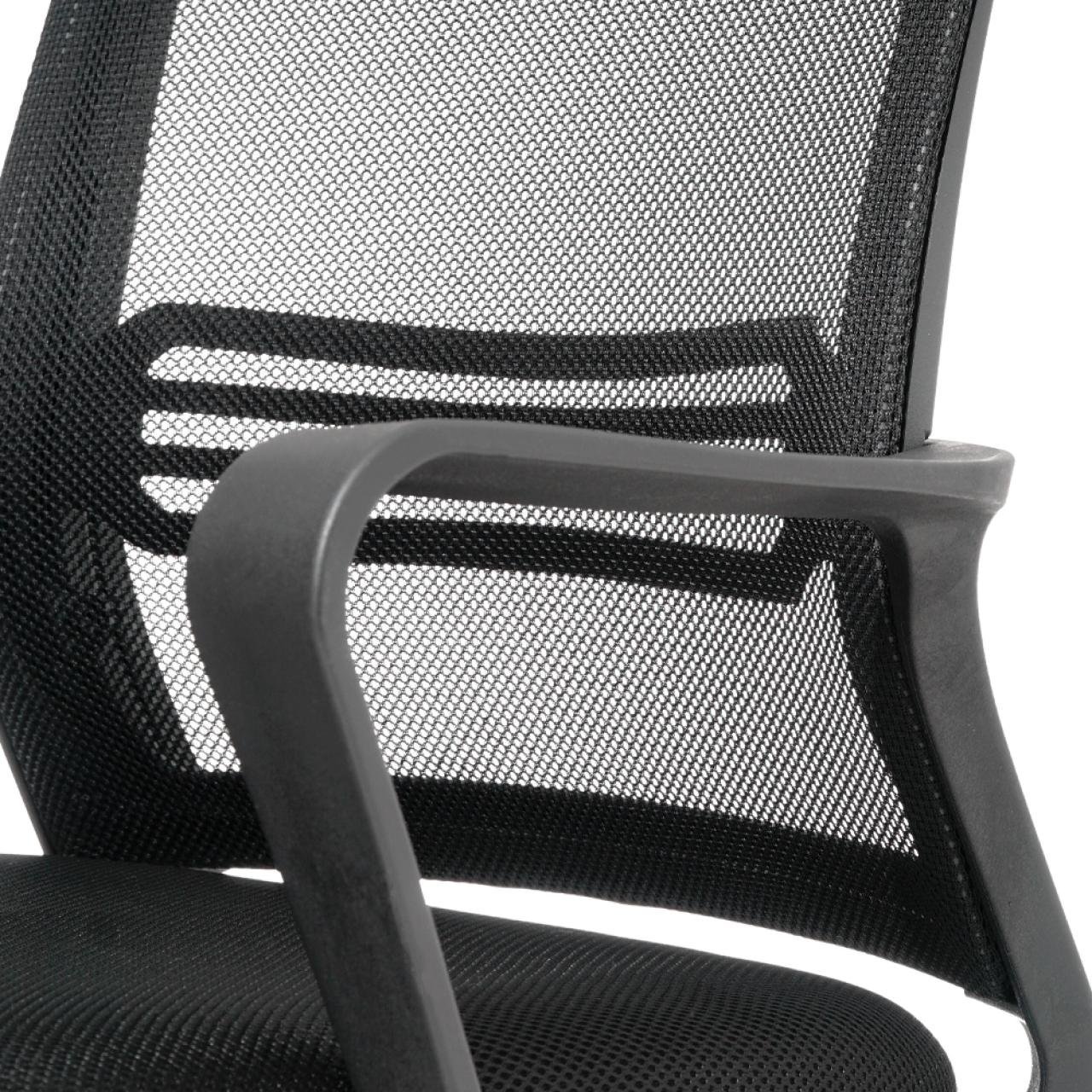 Cadeira de Escritório Tela WISH - Cor Preto - Imagem 6