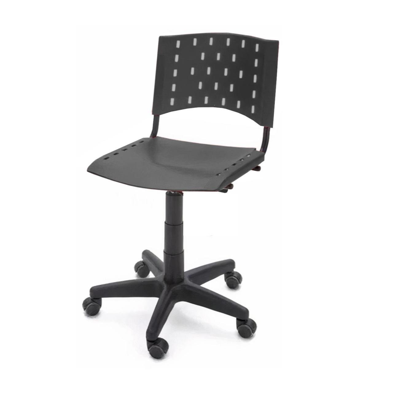 Cadeira de Escritório Giratória PLÁSTICA - PMD - COR PRETO - 31300 - Imagem 4