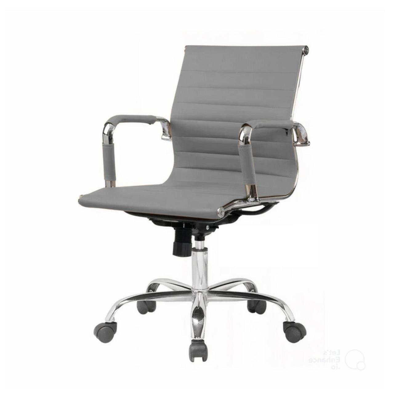 Cadeira DIRETOR Charles Eames Esteirinha - Cor CINZA - PMD - 32880 - Imagem 4