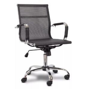 Cadeira DIRETOR TELA Charles Eames Esteirinha - COR PRETO - PMD - 32877