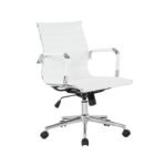 Cadeira DIRETOR Charles Eames Esteirinha - COR BRANCO - PMD - 32874