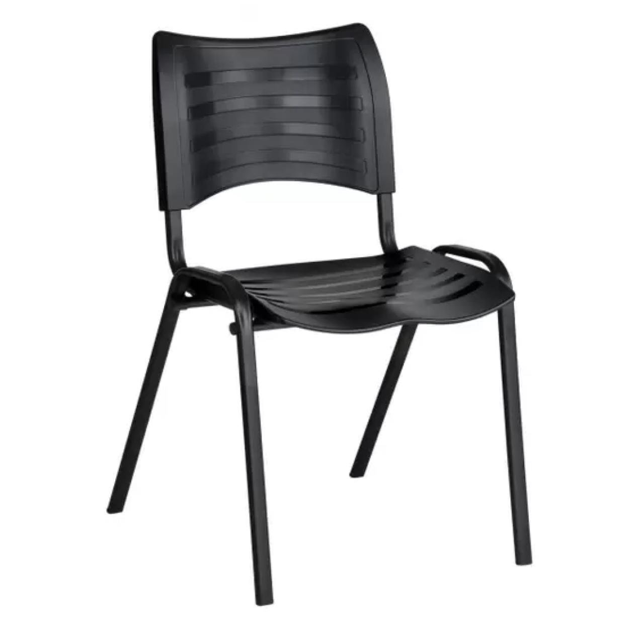 Cadeira Fixa 04 Pés Plástica (Polipropileno) - Cor Preto - PMD - 31230 - Imagem 3