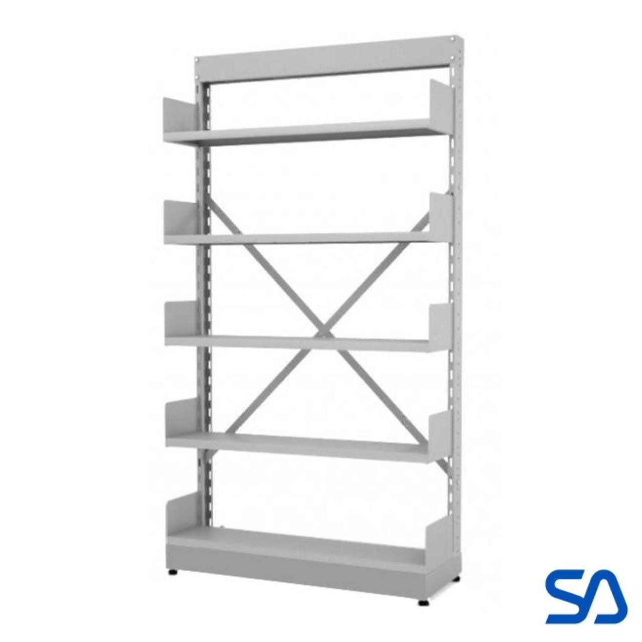 Estante Biblioteca de PAREDE com 05 Bandejas - 2,00x0,92x0,32m - PMD - 13124 - Imagem 4