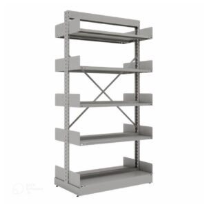 Estante Biblioteca de CENTRO com 10 Bandejas - 2,00x0,92x0,58m - PMD - 13123