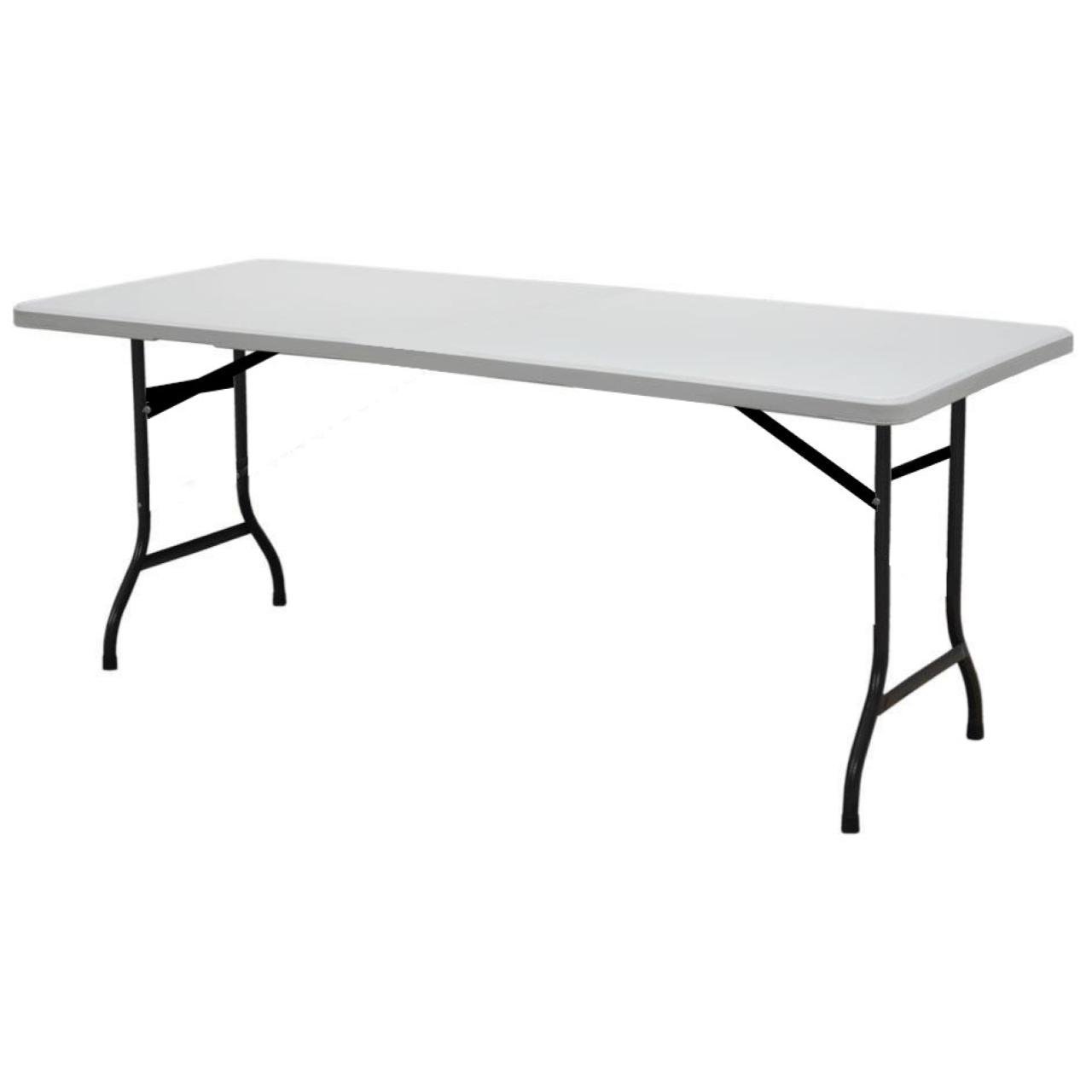 Mesa Refeitório MASTER - 1,80X0,45X0,75m - TAMPO PP BRANCO - 50075 - Imagem 4