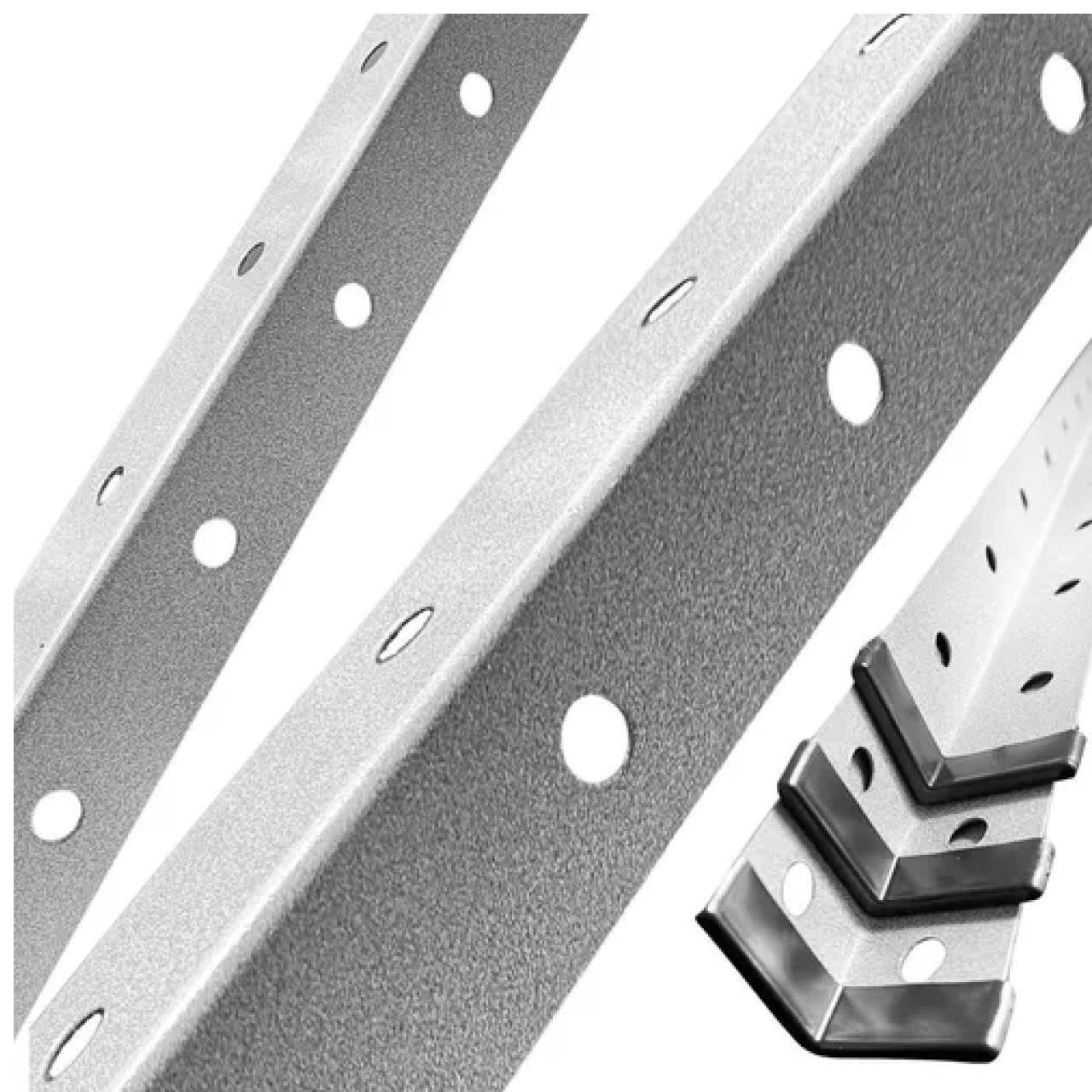 Estante de Aço com 06 Bandejas 30cm (22/18) – 1,98×0,92×0,30m – W3 – Cinza - 16007 - Imagem 7