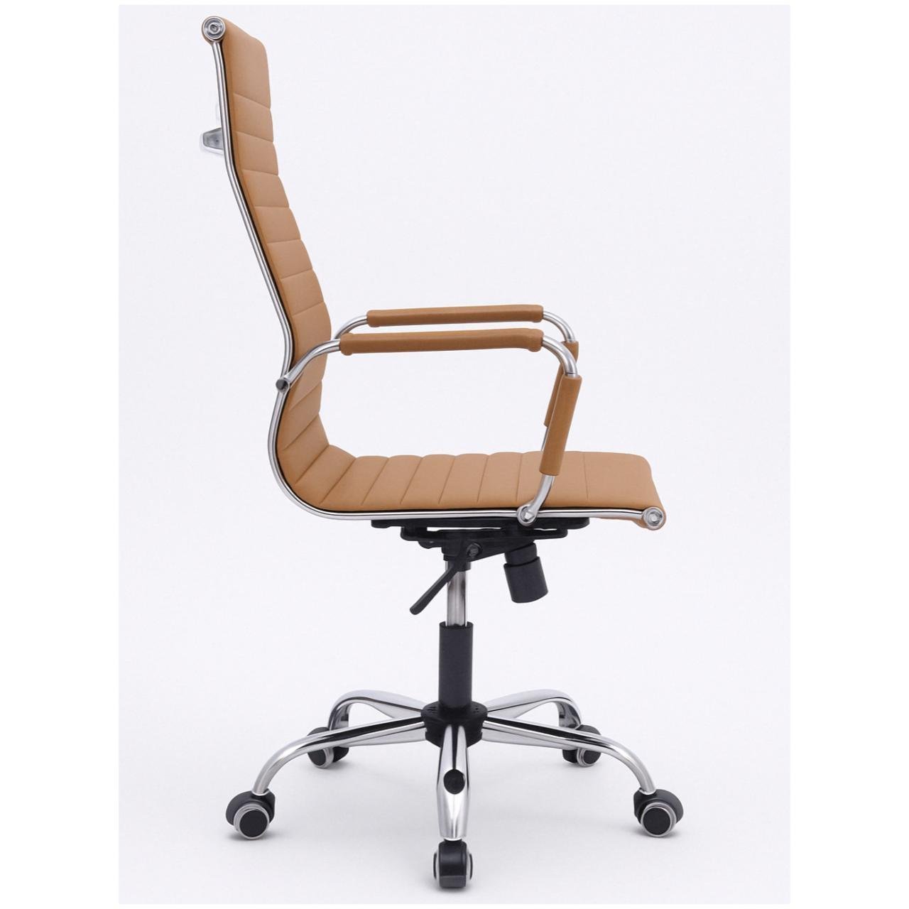 Cadeira PRESIDENTE Charles Eames Esteirinha - Cor CARAMELO - 32885 - Imagem 2