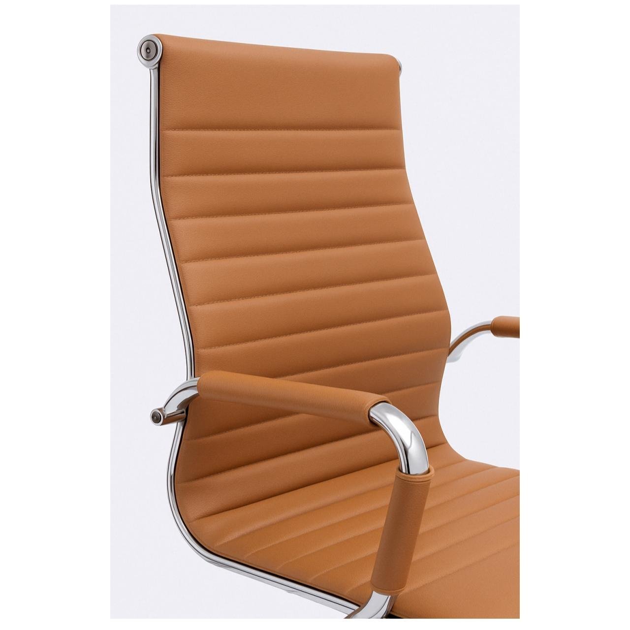 Cadeira PRESIDENTE Charles Eames Esteirinha - Cor CARAMELO - 32885 - Imagem 4