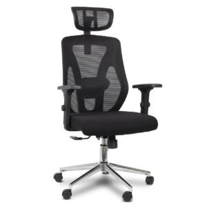 Cadeira Presidente Tela MK-4010 - MAKKON - COR PRETO - 30029