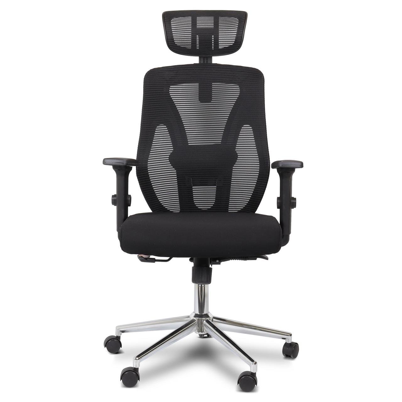 Cadeira Presidente Tela MK-4010 - MAKKON - COR PRETO - 30029 - Imagem 5