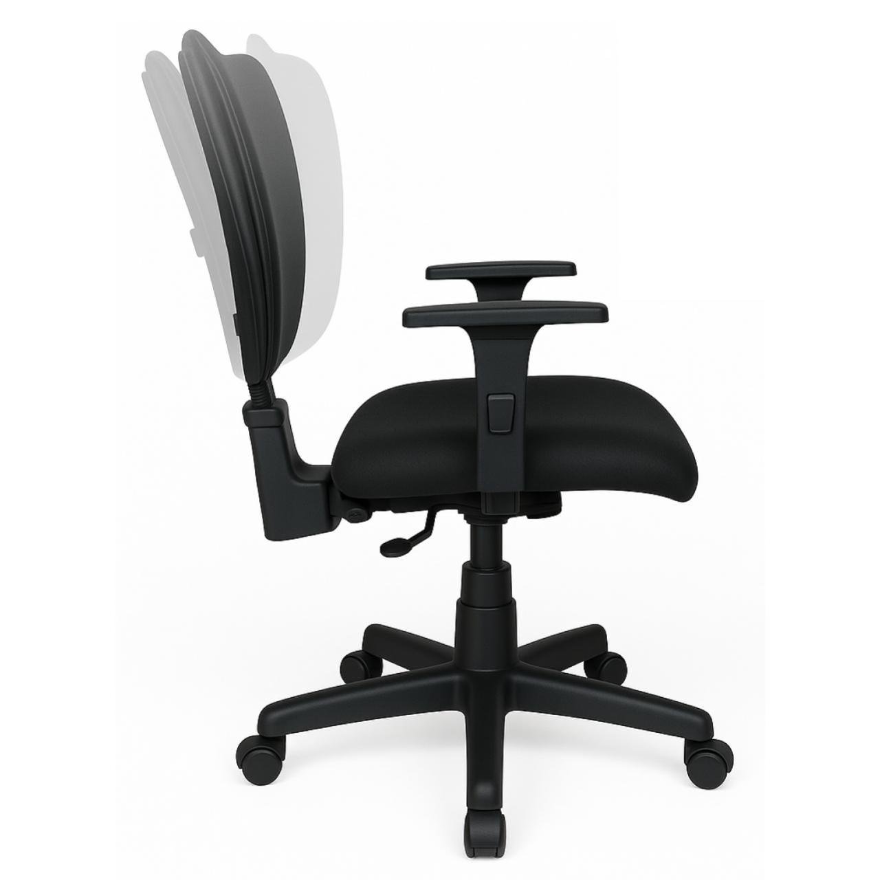 Cadeira B-ONE Back System com Braços Reguláveis - Corino Preta - 31010 - Imagem 3