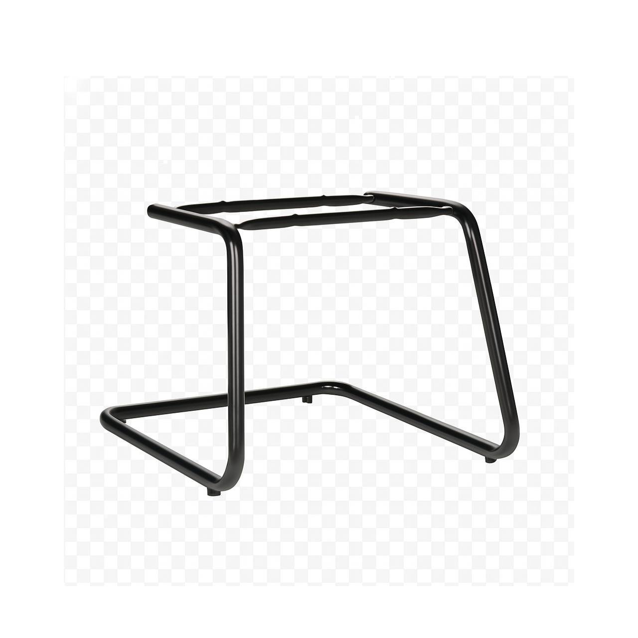 Cadeira Executiva Costurada Base em "S" PRETA - Corino Preto - 31014 - Imagem 6