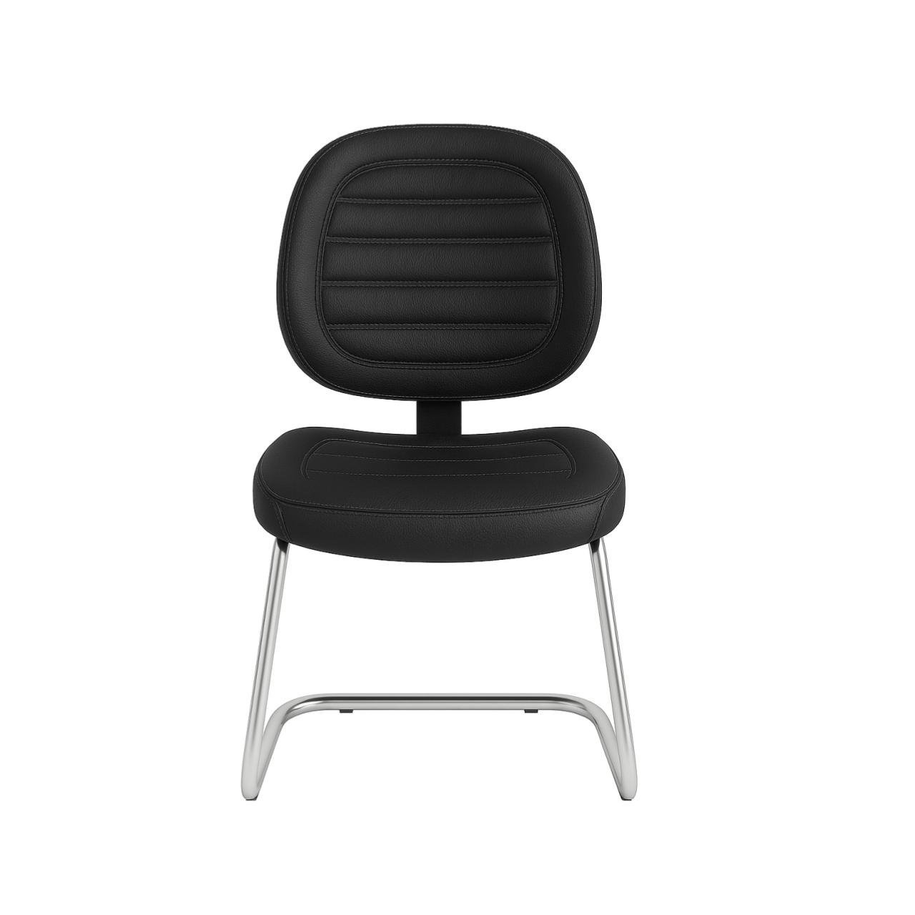 Cadeira Executiva COSTURADA Base em "S" Cromada - 31016 - Imagem 3