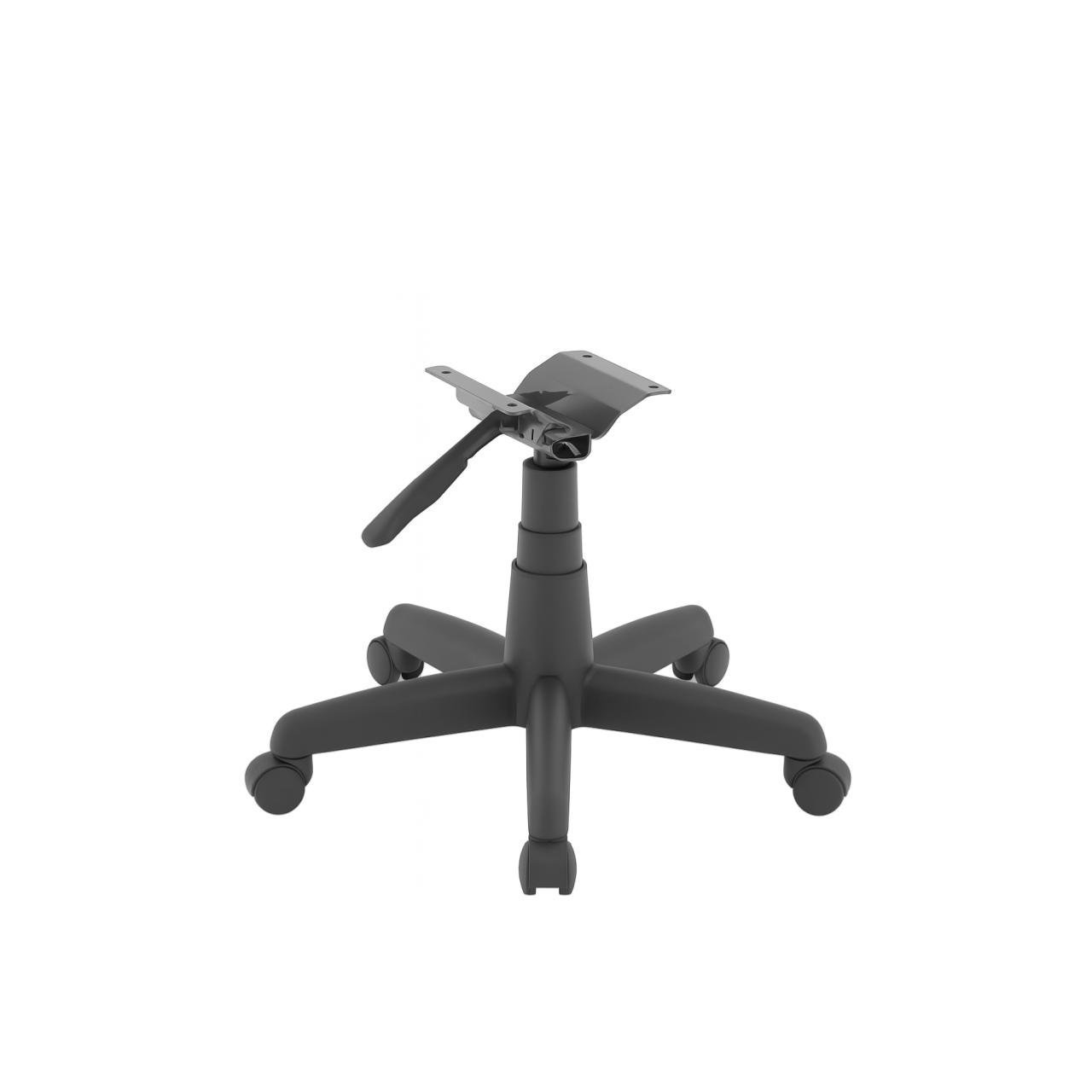 Cadeira Giratória Diretorzinha com Braços Reguláveis - Corino Preto - 32988 - Imagem 5