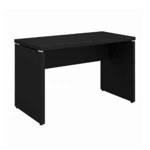 Mesa Escritório 1,20x0,60m - S/ Gavetas - PRETO/PRETO - 26005