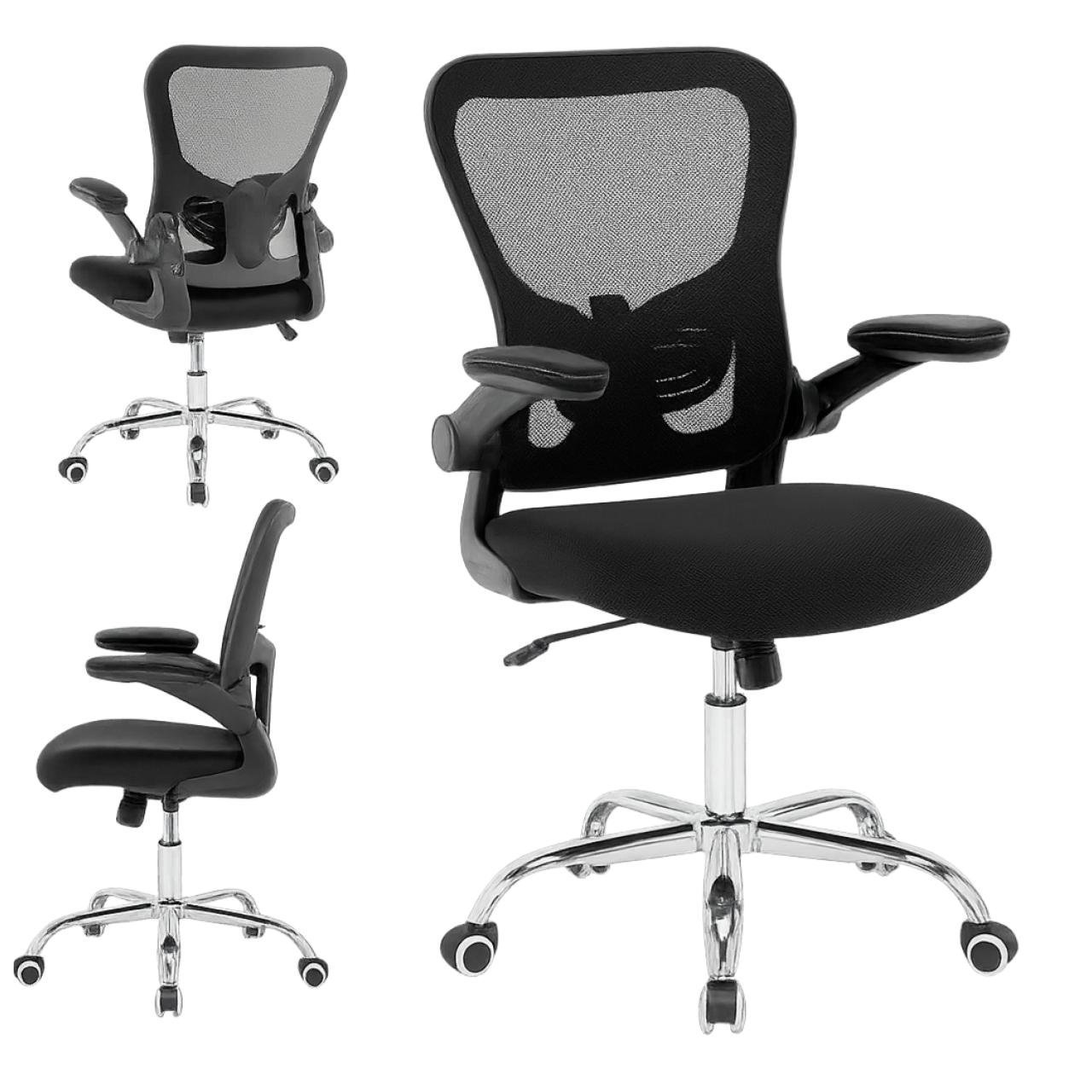 Cadeira de Escritório Tela NYO - Cor Preto - 20097 - Imagem 4