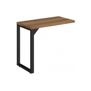 Mesa AUXILIAR SIMPLES PÉ QUADRO 0,90m NOGAL SEVILHA / PRETO - 24419