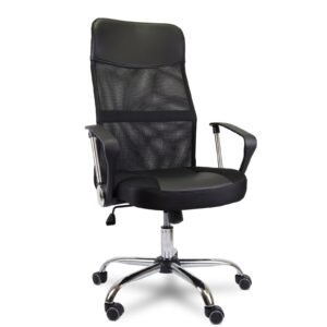 Cadeira de Escritório Presidente confort Preta