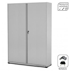 Armários de Aço PA-120 - 2,00x1,20x0,40m - CHAPA # 24 - PANDIN - CZ/CZ - 12004 .