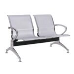 Longarina AEROPORTO com 02 Lugares - Cor Cromada 33107