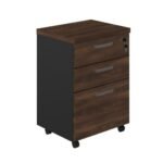 Gaveteiro Volante 03 Gav - 0,67x0,46x0,40m MARSALA/PRETO - 51012