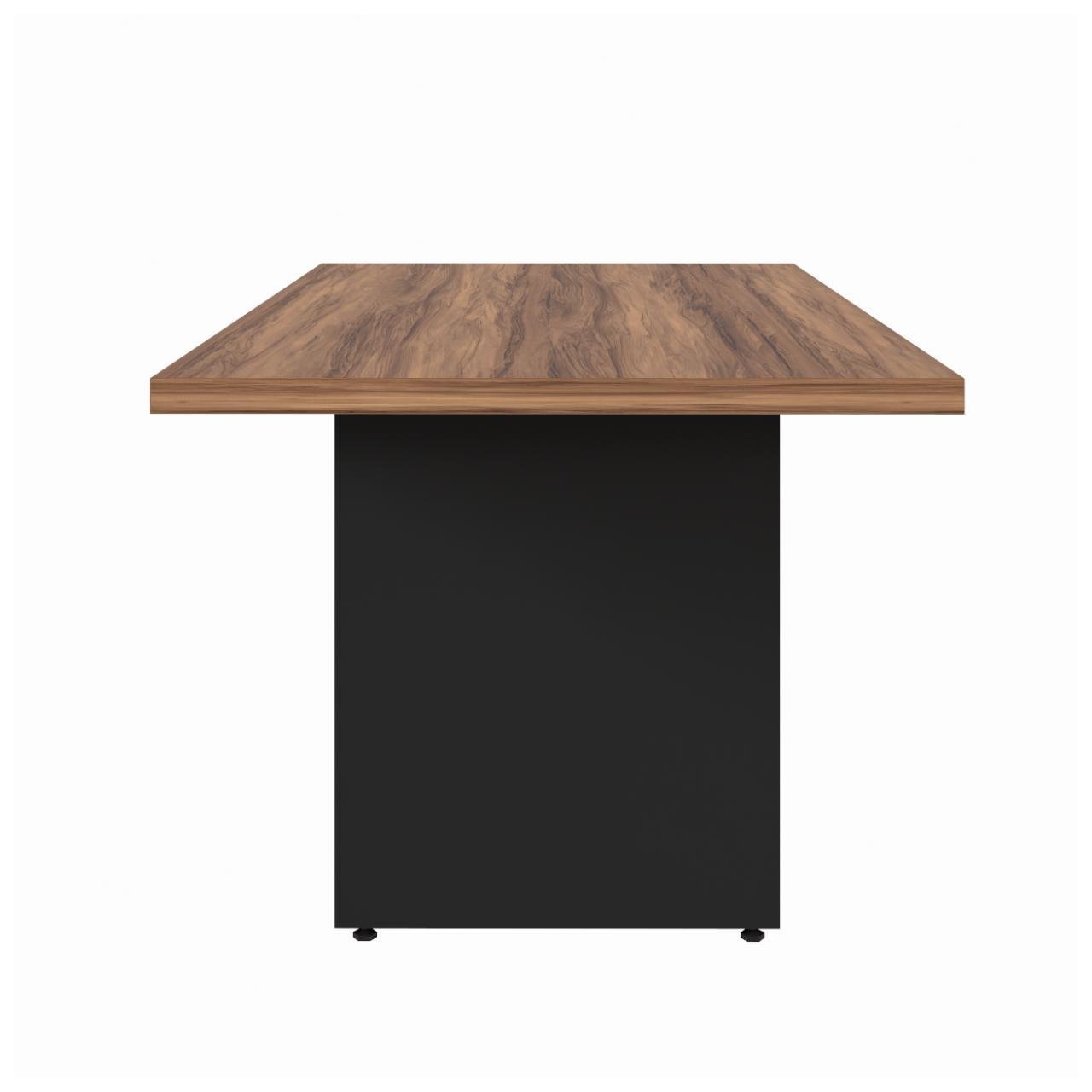 Mesa de Reunião 2,00x0,90m NOGAL SEVILHA/PRETO - 21408 - Imagem 3