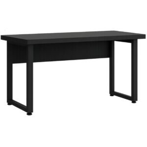 Mesa Escritório PÉ QUADRO - 1,70x0,70m - S/ Gavetas - PRETO / PRETO - 26003