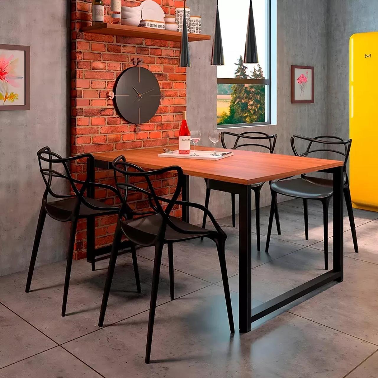 Cadeira Interlocutor ALLEGRA Preta TT - Imagem 7