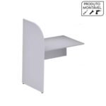 Baia CONTINUAÇÃO para Atendimento 1,20x0,80x0,60mCINZA/CINZA - 24011