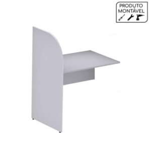 Baia CONTINUAÇÃO para Atendimento 1,20x0,80x0,60mCINZA/CINZA - 24011