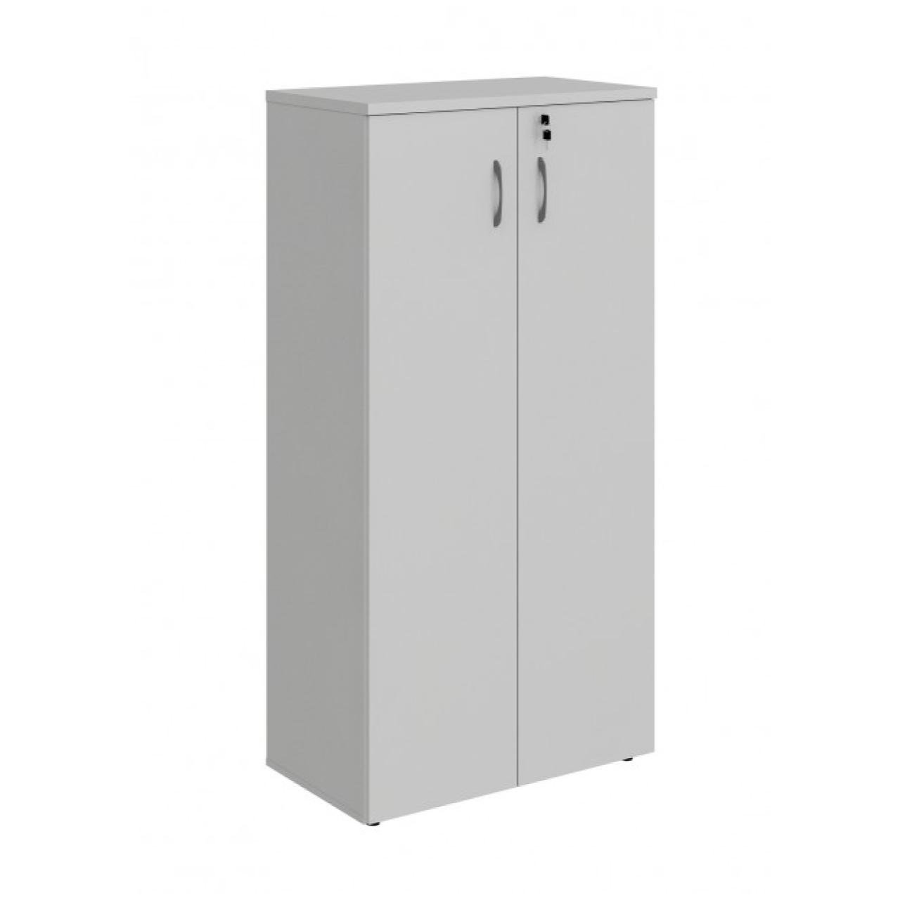 Armário Alto Fechado com 02 Portas - 1,59X0,80X0,42m - CINZA - JOB - 41209