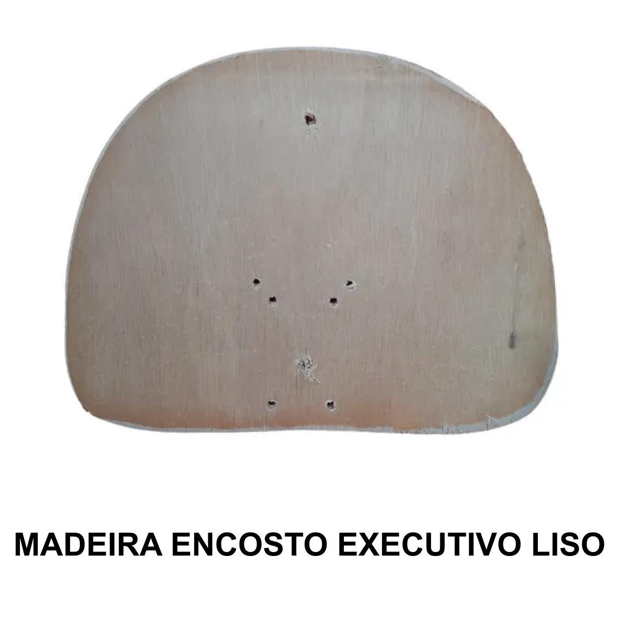 Madeira do ENCOSTO Anatômico EXECUTIVA LISA - 97002