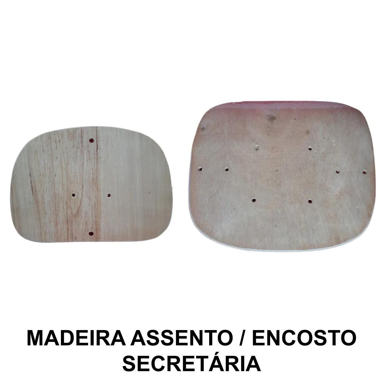 Madeira do ASSENTO / ENCOSTO Anatômico SECRETÁRIA - TRÊS ESTADOS - 97006