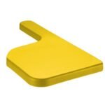 Prancheta Escolar Plástica AMARELO Lado ESQUERDA - REALPLAST - 72094